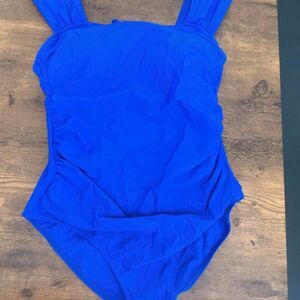 No-brand Women's Blue Swimsuit-one-piece